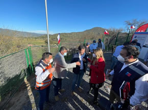 MOP inauguró la ampliación del sistema de agua potable de Rincón de Mellado en Sagrada Familia