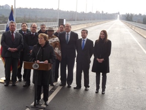 Presidenta Michelle Bachelet inauguró el Mega Puente Maule