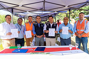 MOP y CORMA Maule firman convenio de colaboración para conservar y cuidar red de caminos rurales
