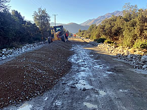 MOP mejora ruta entre Embalse Ancoa y Roblería en la provincia de Linares