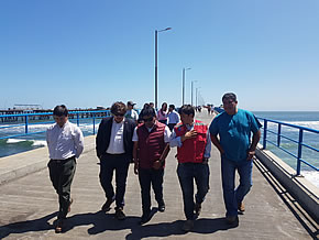 Autoridades anuncian nuevas obras para caleta Maguellines de Constitución