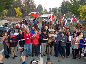 MOP inaugura otros tres caminos de la comuna de Longaví