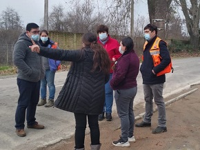 Anuncian mejoras para camino sector salida Huapi de Linares