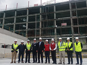 Autoridades inspeccionaron término de la obra gruesa del nuevo Hospital Provincial de Curicó