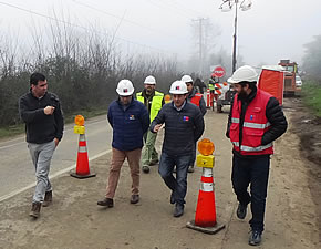 MOP mejora camino de acceso a la comuna de Pelarco