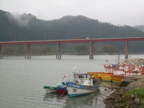 MOP habilitó Puente Cardenal Silva para el paso de camiones en Constitución