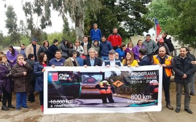 MOP del Maule cumple meta de 800 kilómetros de caminos pavimentados