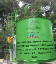 MOP recupera sistemas de Agua Potable Rural dañados por el terremoto