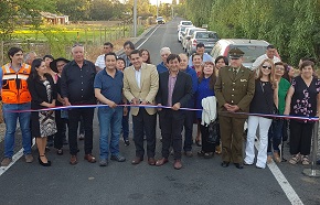 Emotiva inauguración del camino El Pato de la comuna de Linares