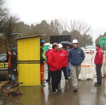 SEREMIS del MOP y del Trabajo inspeccionaron ruta San Javier-Constitución