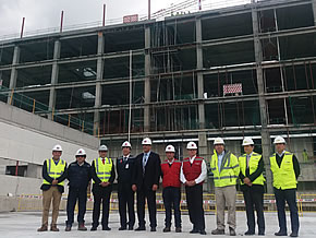 Autoridades inspeccionaron término de la obra gruesa del nuevo Hospital Provincial de Curicó