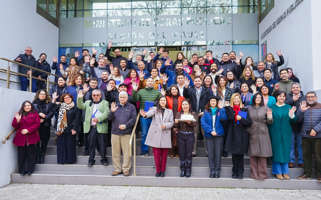 MOP cumplió 139 años de vida institucional y se conmemoró en Talca