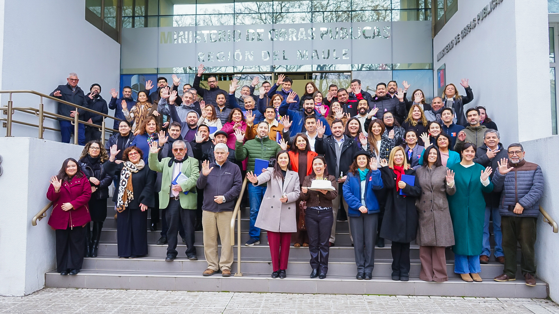 MOP cumplió 139 años de vida institucional y se conmemoró en Talca