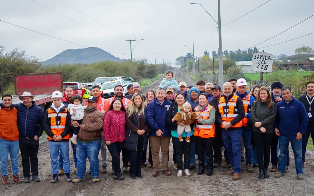 MOP mejorará caminos en sectores rurales de la comuna de Teno en la provincia de Curicó