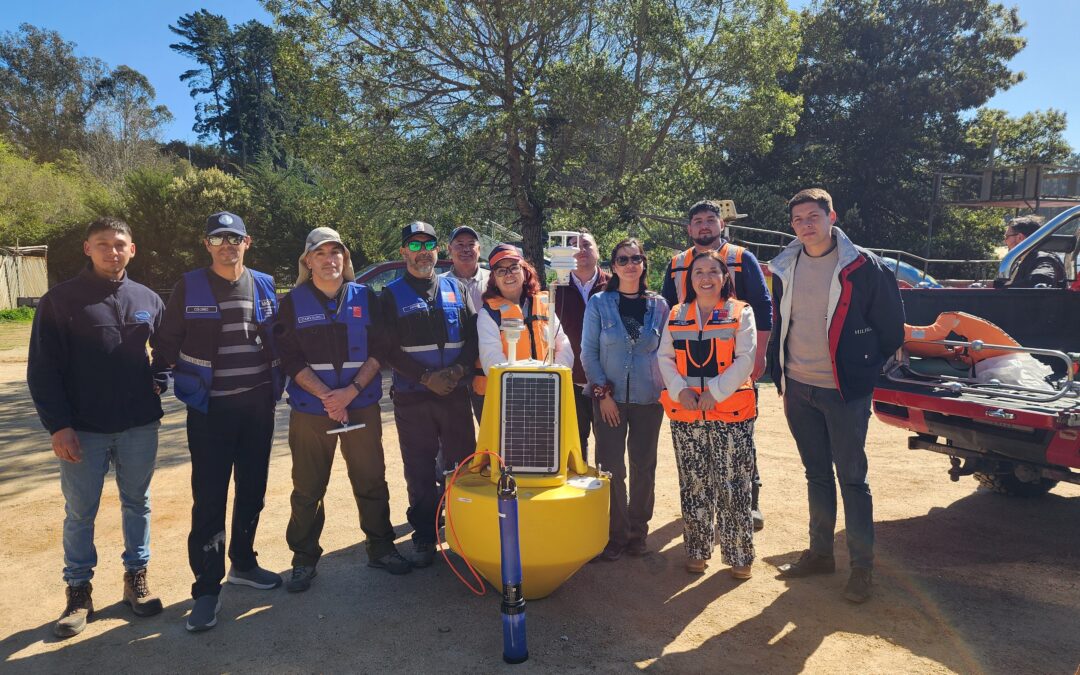 DGA implementó boya telemétrica para el monitoreo en tiempo real del Lago Vichuquén